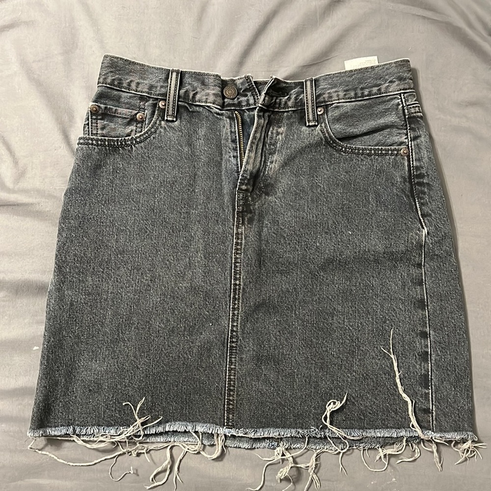 Levi Strauss vintage faded black skirt size 26